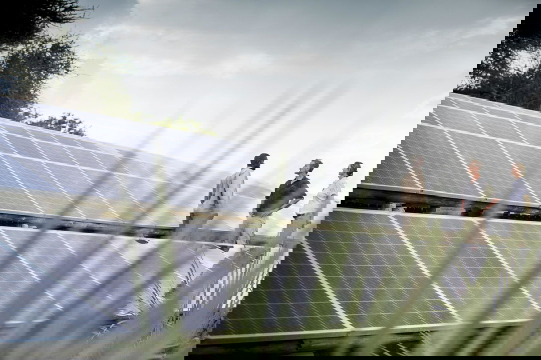 solar installation at Wilderness Mombo Camp in the Okavango Delta