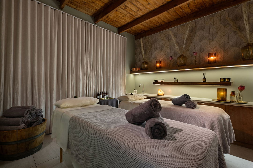 inside view of the spa facilities at Mont Rochelle Wine Estate