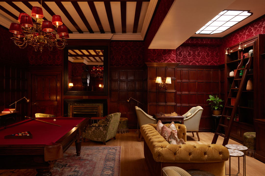 lounge area for guests at Mount Nelson Hotel Cape Town