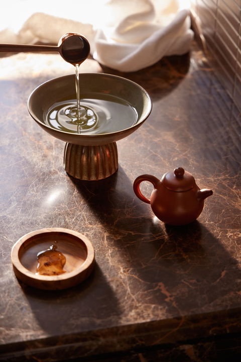 ornaments for tea with honey at Mount Nelson Hotel Cape Town