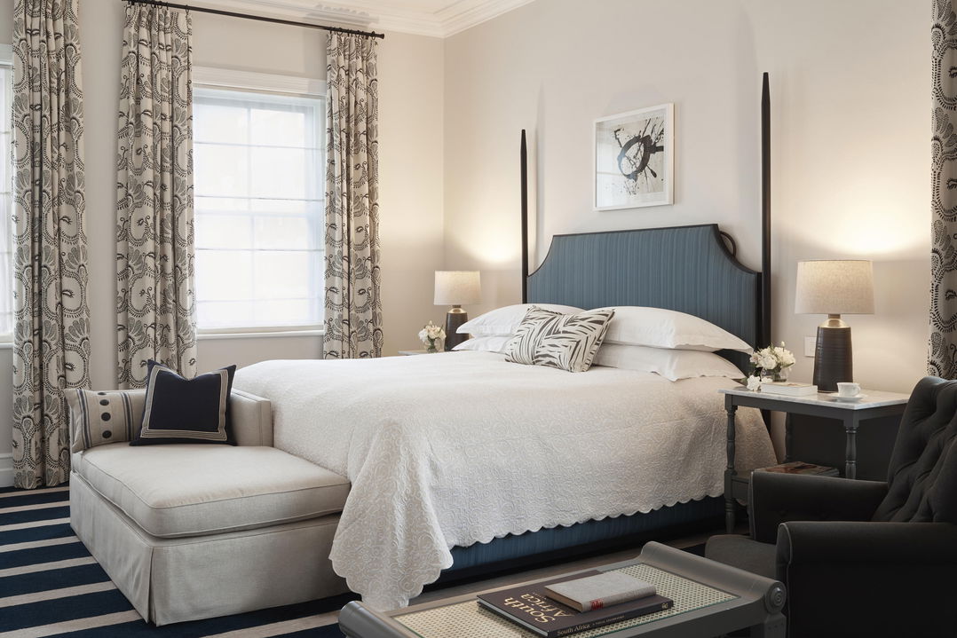 bedroom view of s suite at Mount Nelson hotel Cape Town