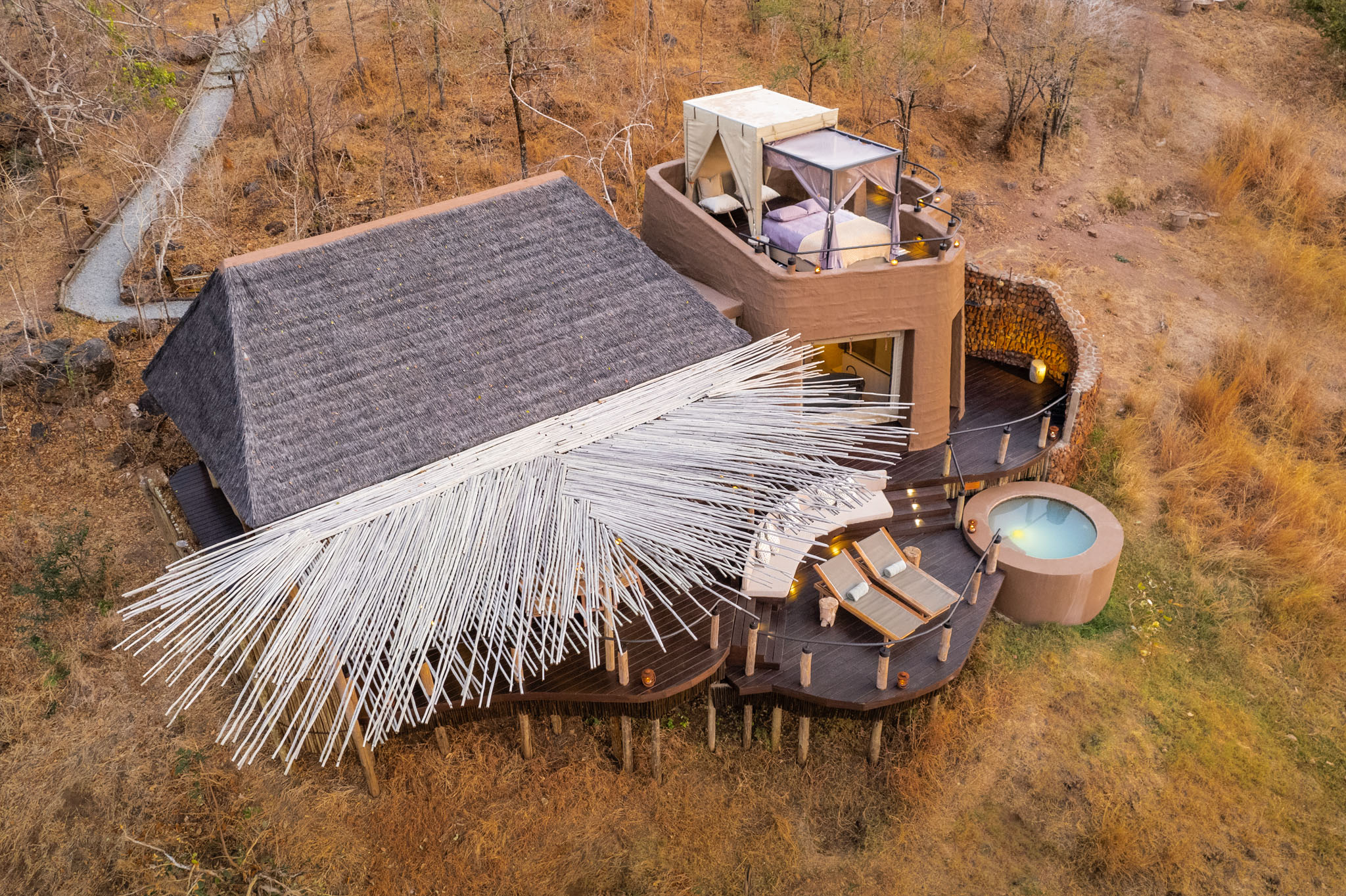 view of room at puku ridge camp zambia