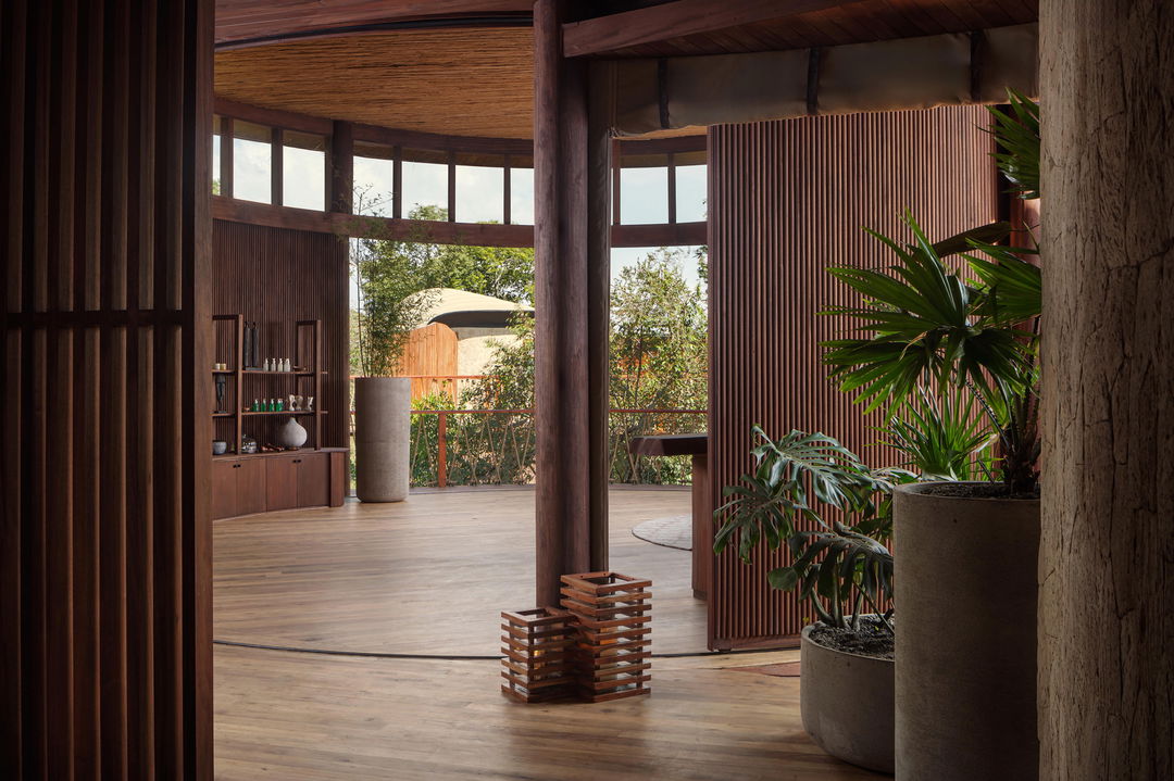 entrance to the spa at ritz carlton masai mara