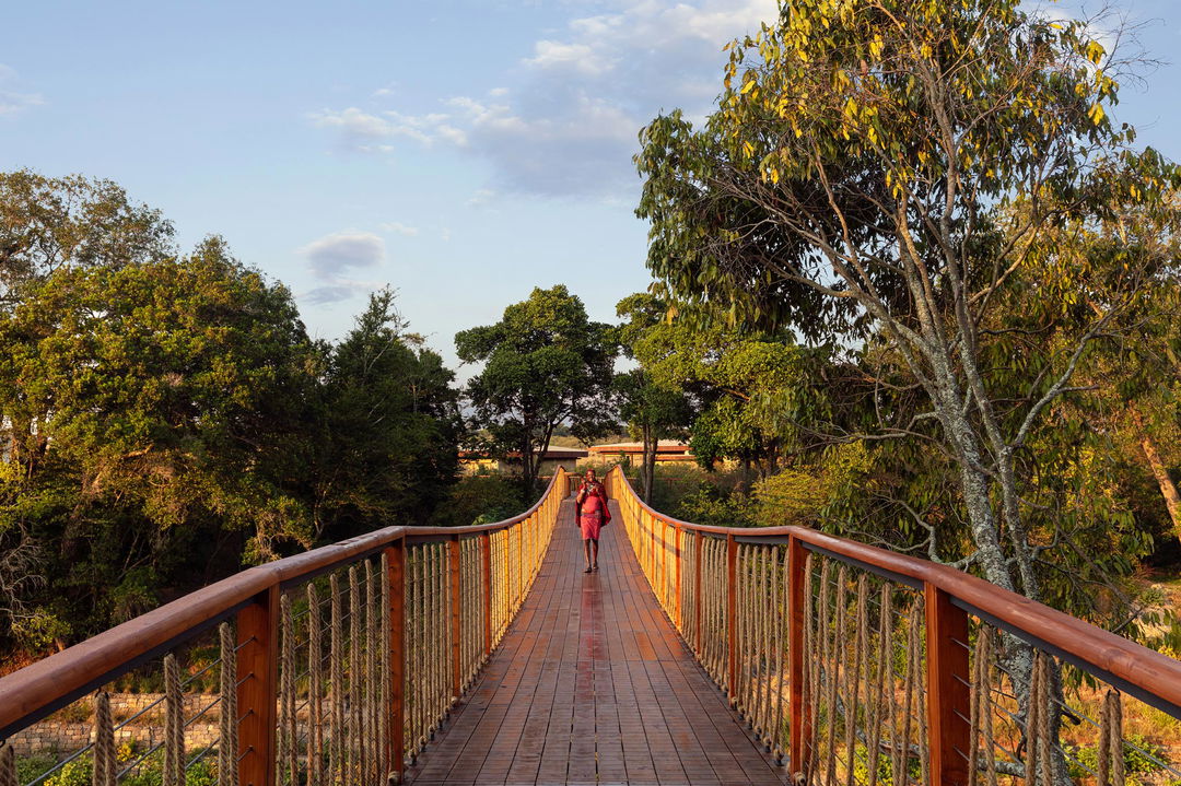 bridge to suite at ritz carlton masai mara
