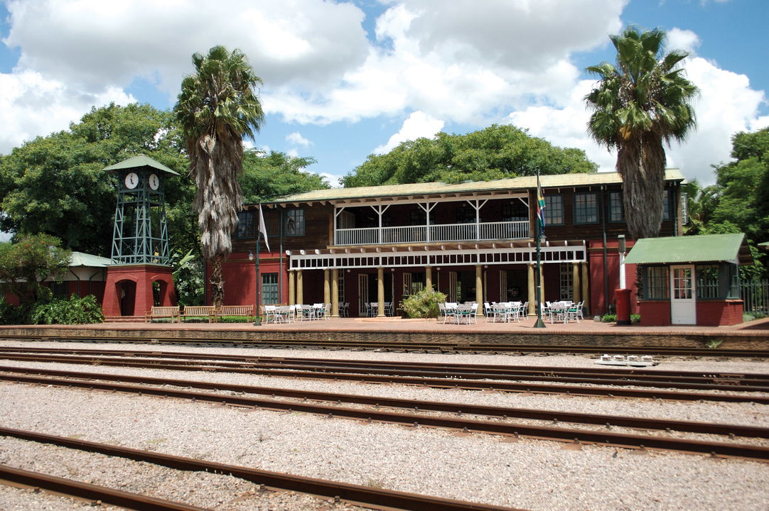 exterior view of main station building of Rovos Rail Luxury Trains