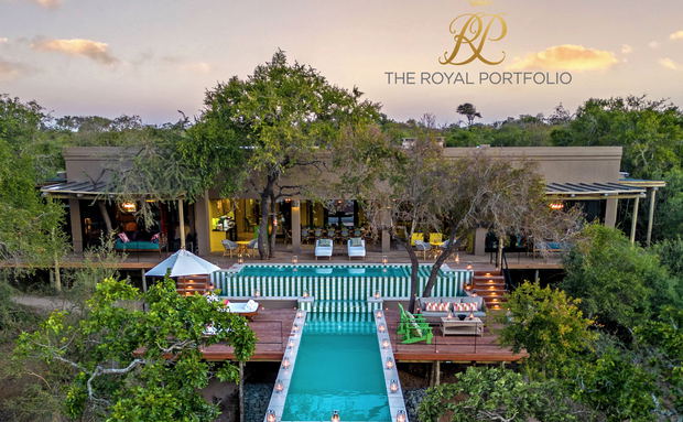 aerial view of Africa house royal malewane aerial view of Africa house royal malewane