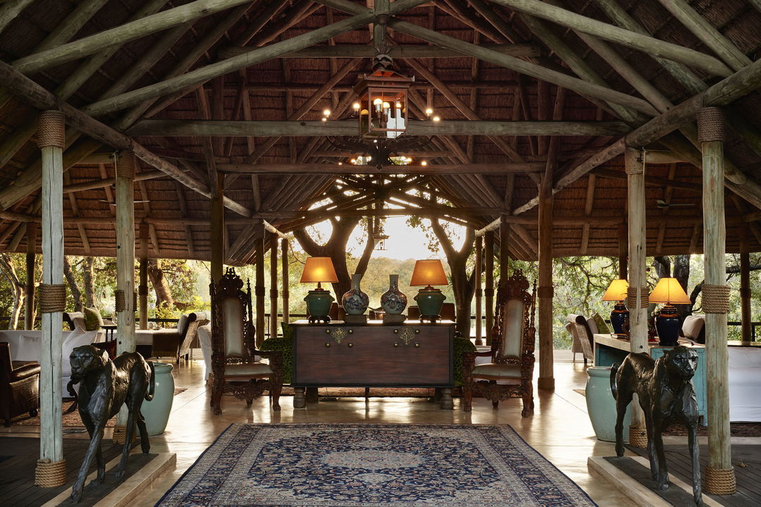 view of the entrance at royal malewane lodge