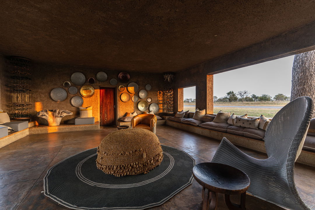 view of reception at sabi sabi private landing strip