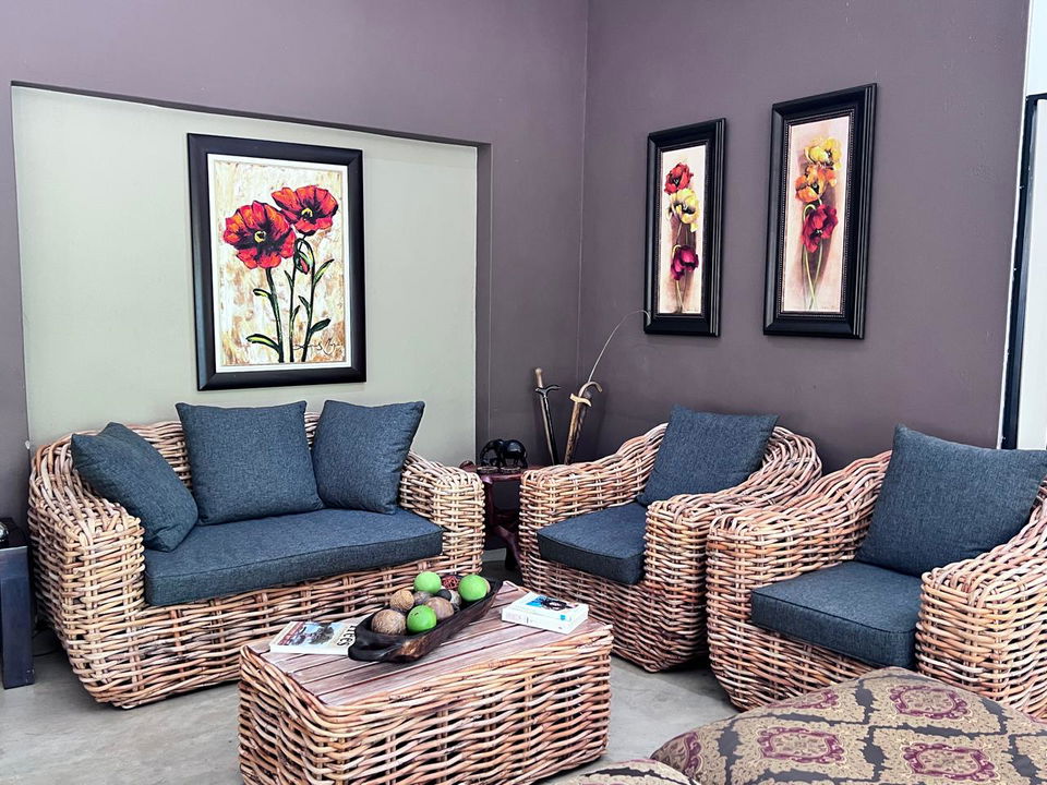 lounge seating area at secrets VIP luxury lodge