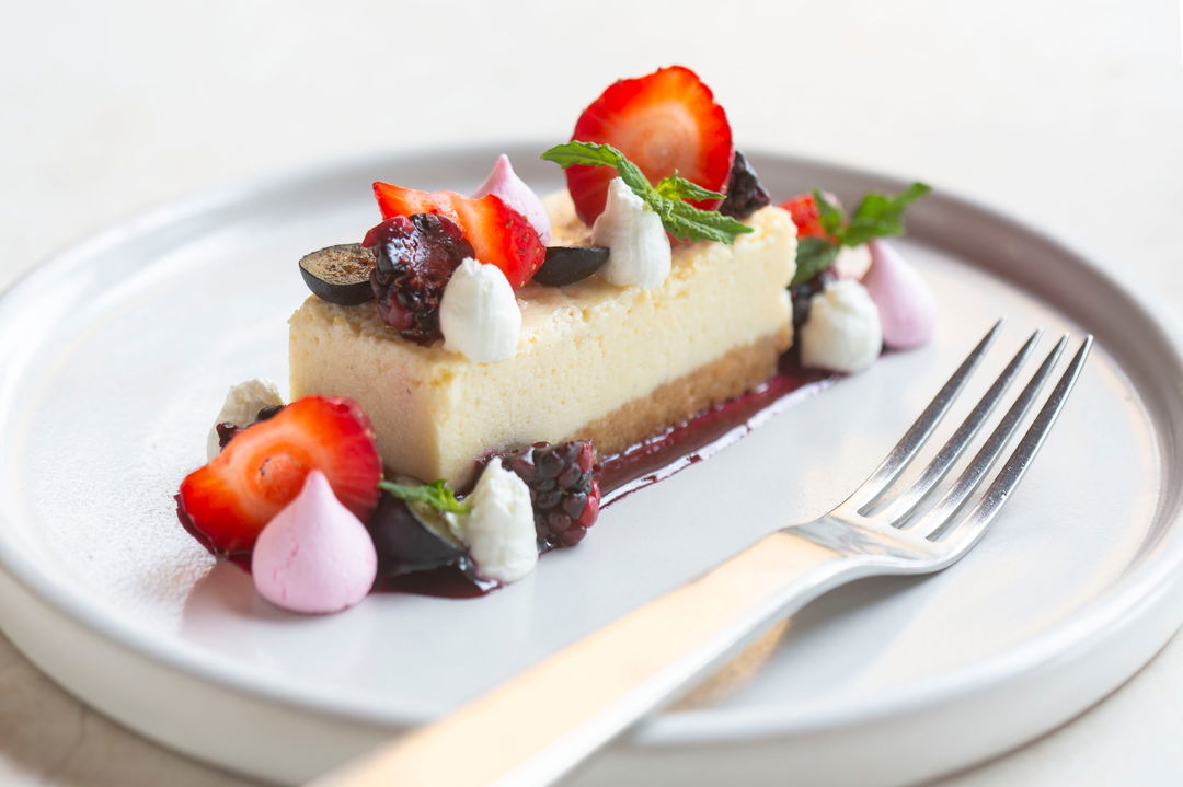 sweet cake treats plated at Singita Faru Faru lodge Serengeti