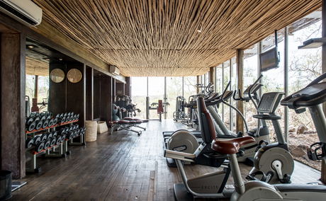 gym facilities with a view at singita lebombo lodge gym facilities with a view at singita lebombo lodge