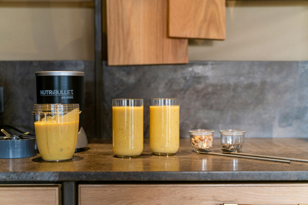deli area with smoothies for guests at Singita Sabora Tented Camp Serengeti 