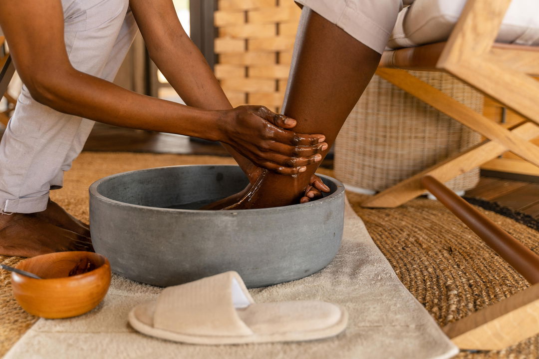 food message treatment at Singita Sabora Tented Camp Serengeti 