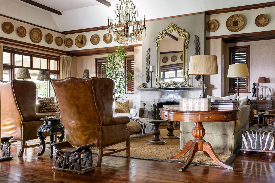 another view f the lounge at Singita Sasakwa lodge in Serengeti