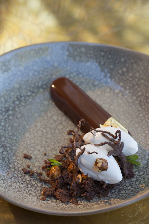 gourmet desert plated at &Beyond Tengile River Lodge Sabi Sands