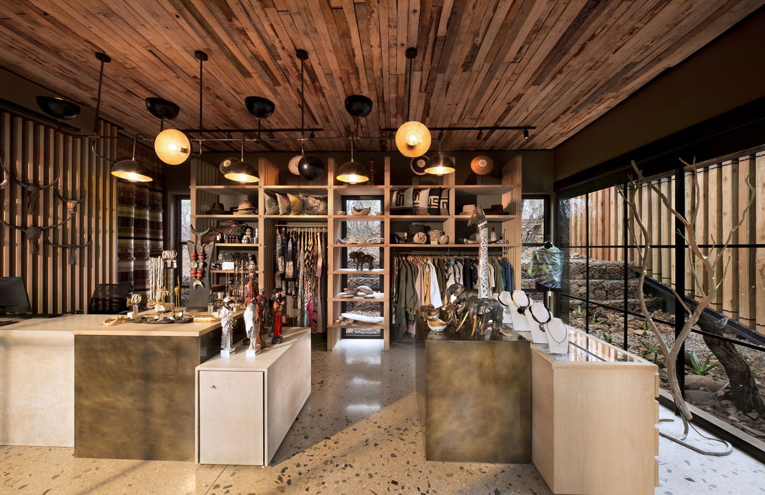 safari shop area at &Beyond Tengile River Lodge Sabi Sands