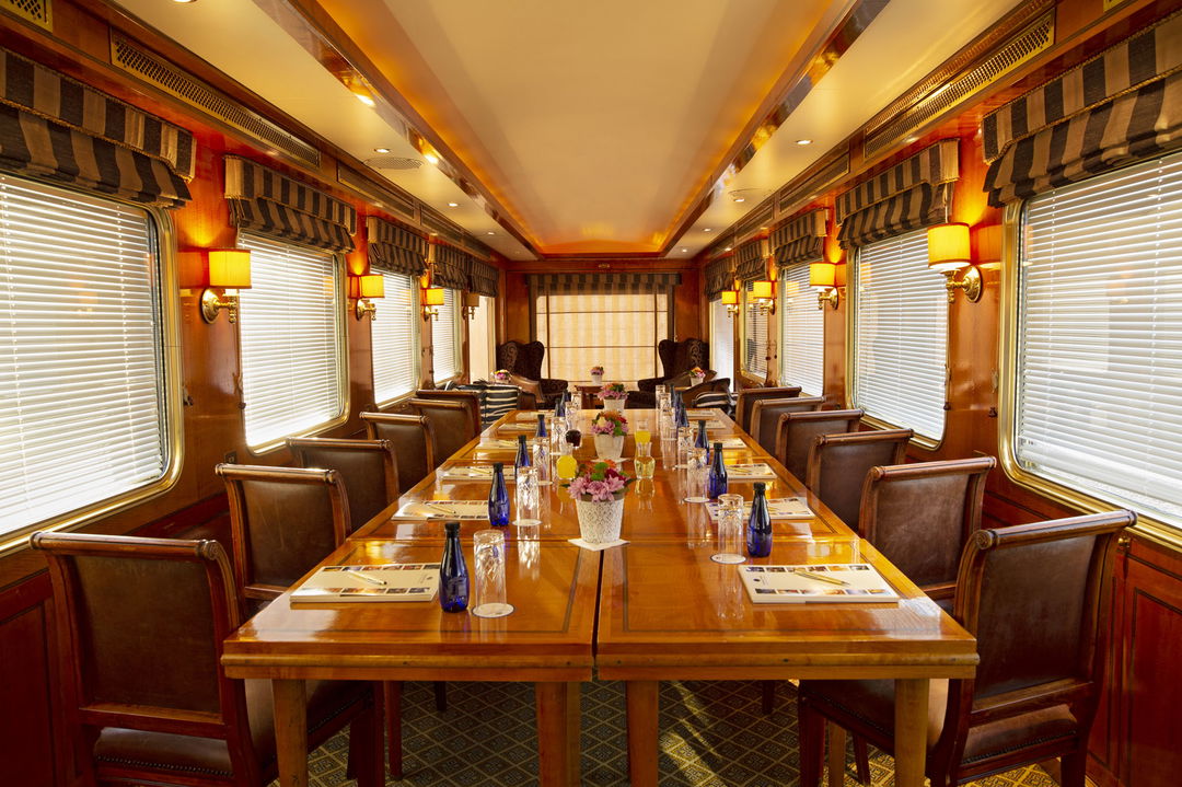 board room facility on the Blue train