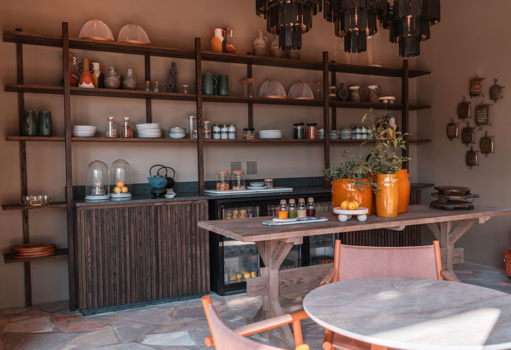 bar and smoothie area of the Thornybush wellness centre