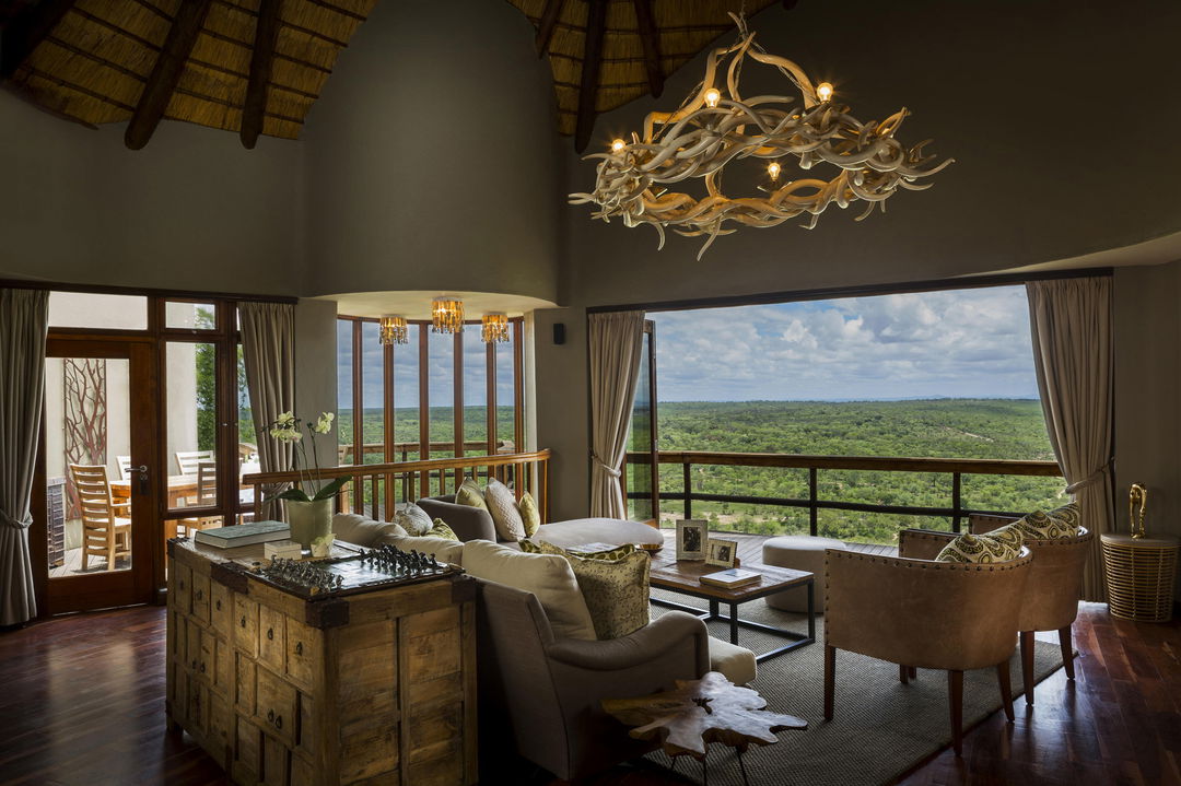 interior view of safari room at Ulusaba by virgin unlimited