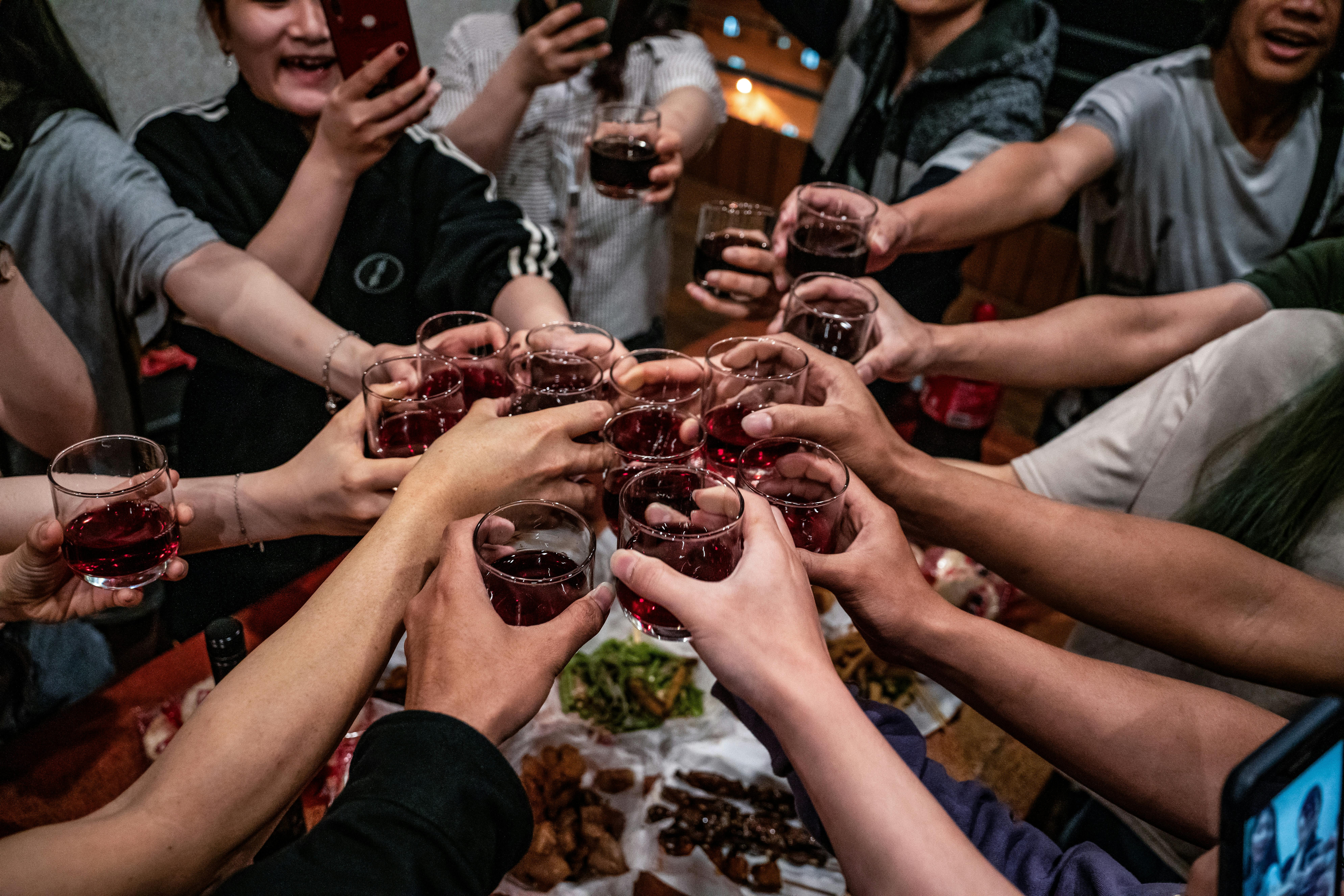 Reunions, family gatherings, a gathering with friends