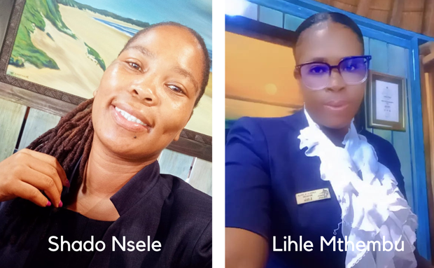 Sodwana Bay Lodge receptionists