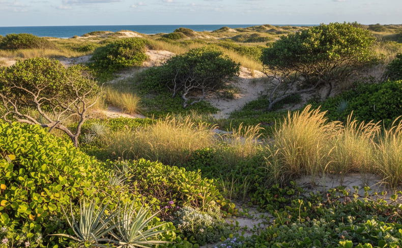 Sodwana Bay dune vegetation Sodwana Bay dune vegetation