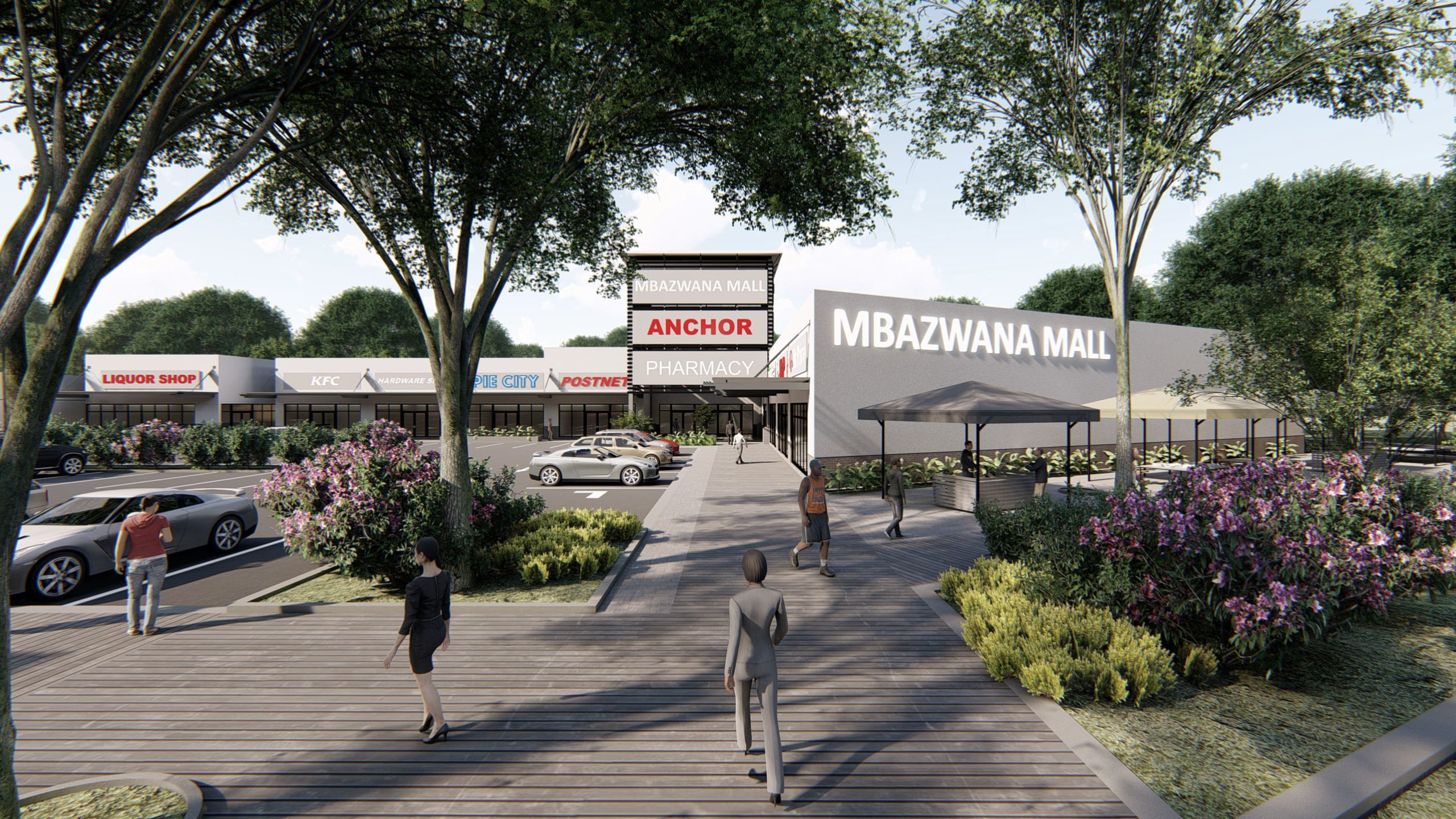 Shopping at Mbazwana Mall 