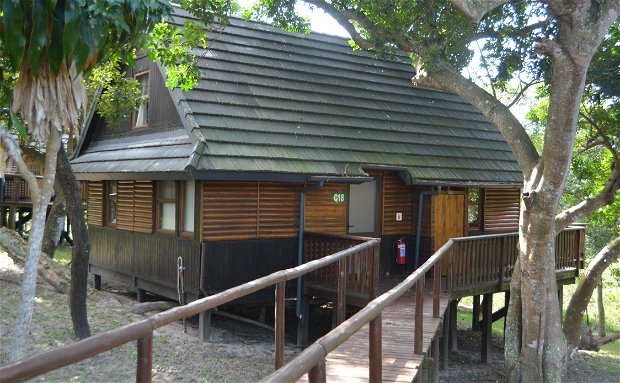 4-sleeper self-catering chalet at Sodwana Bay Lodge