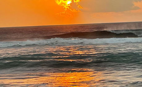 Spectacular sunrises at Sodwana Bay.