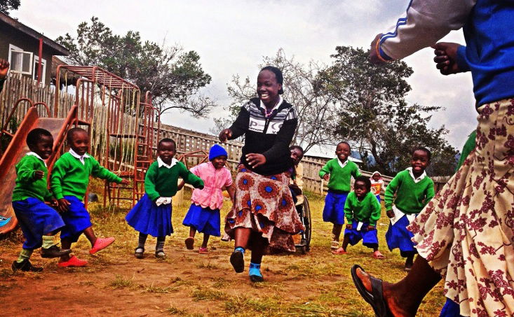 Children playing at Igoda Childrens Village, Mufindi