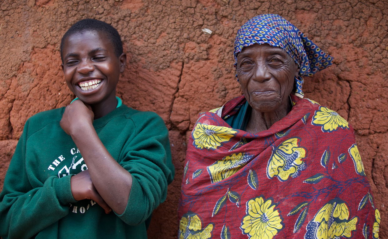 Two villagers from Igoda Village in the South of Tanzania. 