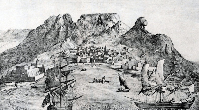 F Riedel, 1779, History of Cape Town, Chavonnes Battery, Afrikaans Article, Willem Steenkamp