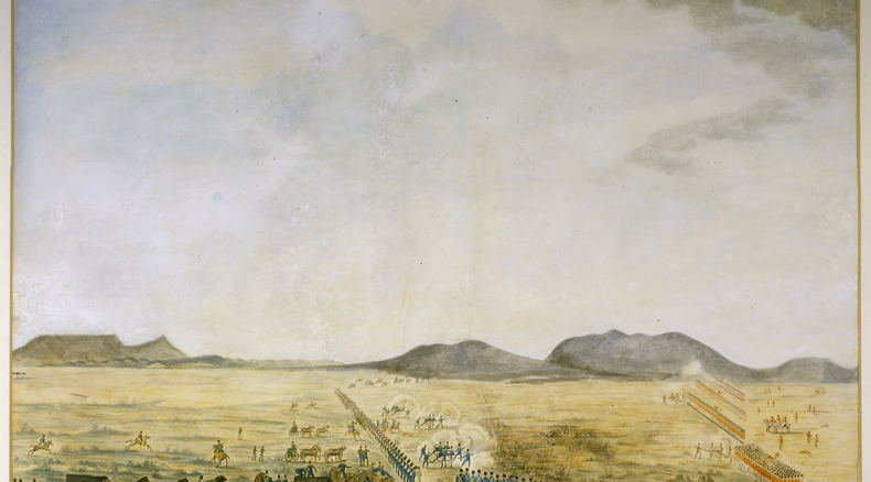 Battle of Blaauwberg by an unknown artist Iziko William Fehr Collection Battle of Blaauwberg by an unknown artist Iziko William Fehr Collection