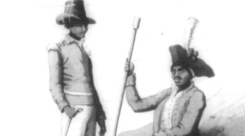 Khoisan soldiers, Cape Corps, Military, VOC Khoisan soldiers, Cape Corps, Military, VOC