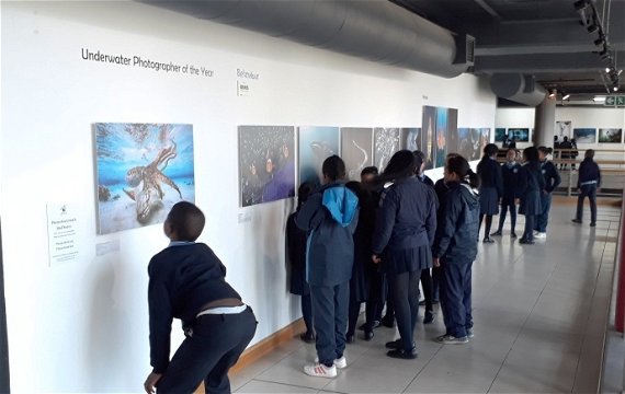School excursion, Underwater Photographer of the Year, Photo Exhibition.