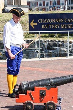 Chavonnes Battery, 3 pounder Muzzle Loading cannon