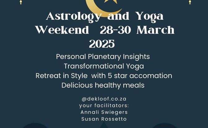 28-30 March 2025 Astrology & Yoga weekend Workshop 