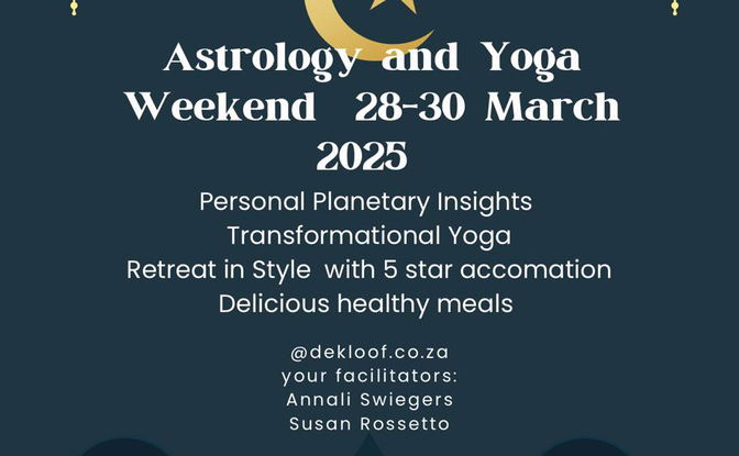 28-30 March 2025 Astrology & Yoga weekend Workshop