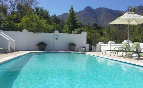 pool spa yoga wim hof healing wellness retreat area at 5 star De Kloof Luxury Estate boutique hotel and spa Swellendam Western Cape cape town South Africa