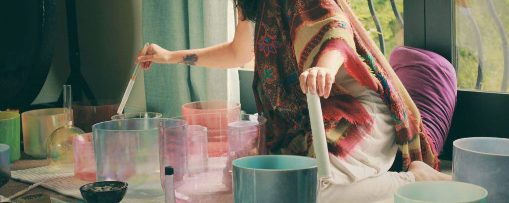 Crystal Sound healing bowl therapy wellness yoga workshop De Kloof heritage estate swellendam south africa