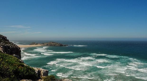 Robberg Nature Reserve coastline and beach, Plettenberg Bay