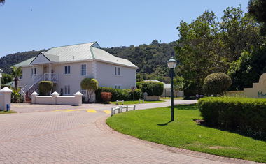 Exterior and gardens of 7 River Club Mews, Plettenberg Bay