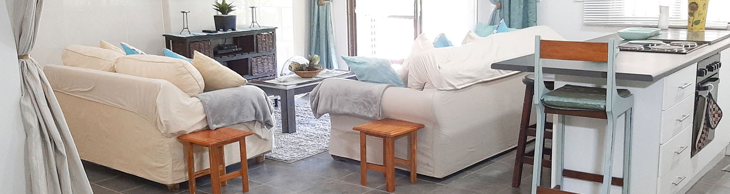 All Cabanas are open plan with comfortable lounge area equipped with DSTV basic package