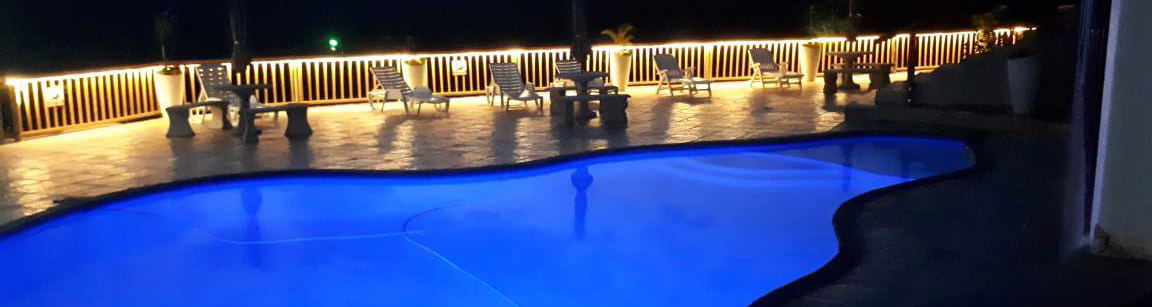 Romantic evenings at the pool 
