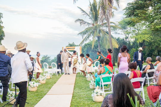 Event - Wedding Nuptials on the lawn