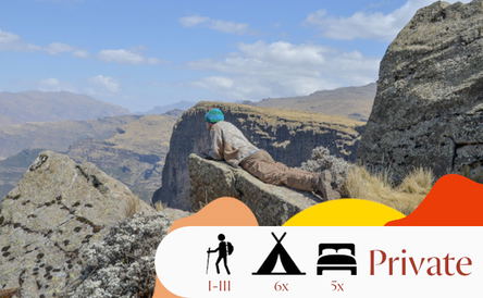 Hiking on the 'Roof of Africa' in the Simien Mountains