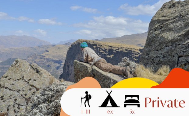 hiking tour simien mountain national park