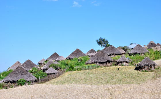 Hike through the unknown and remote part of the Simiens