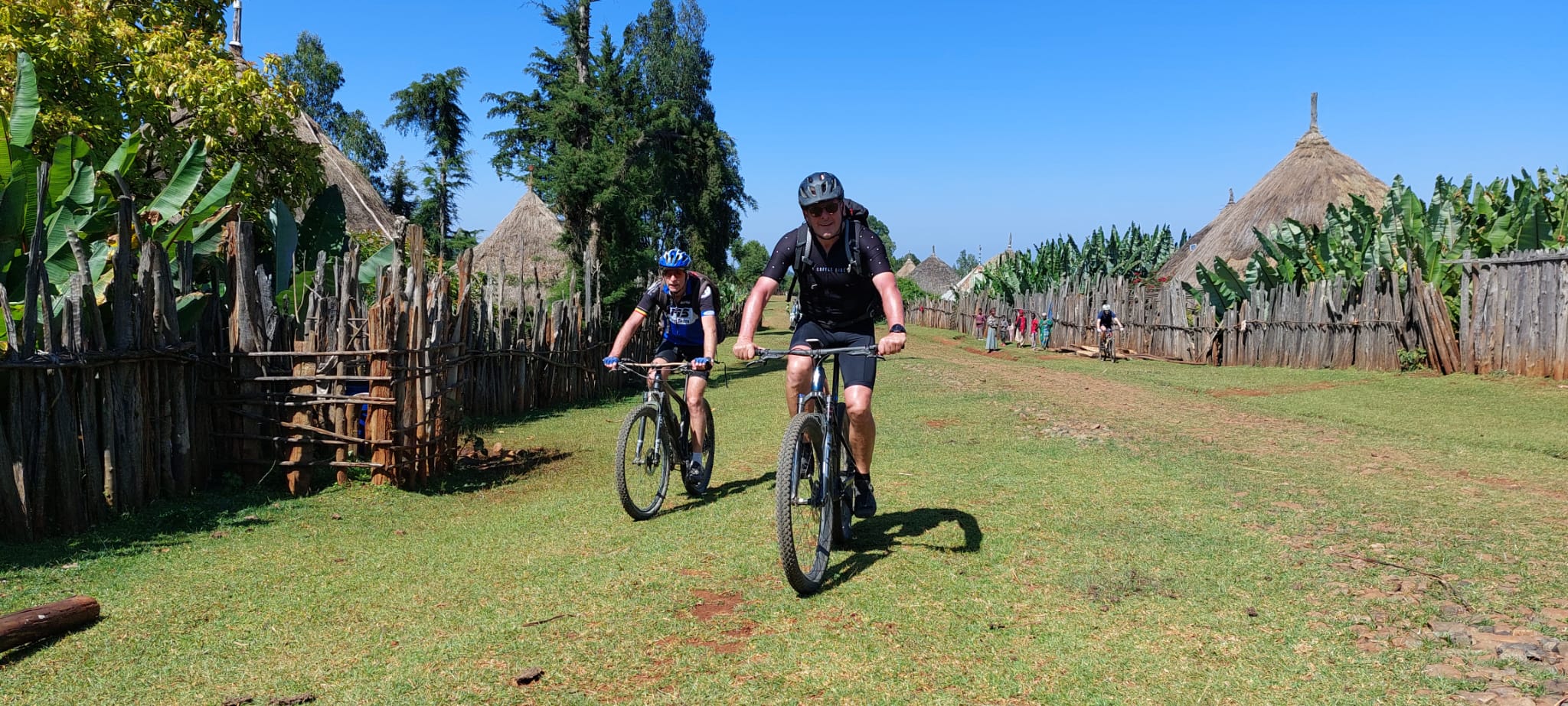 Riding through Gurage