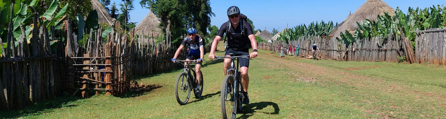 Riding through Gurage
